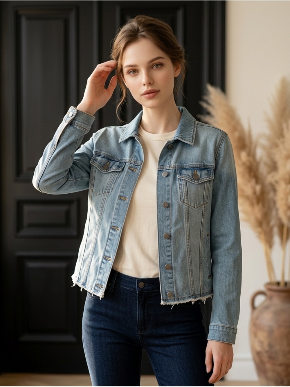 Tommy Bahama Chambray O'Lei Linen-Blend Jacket Size S